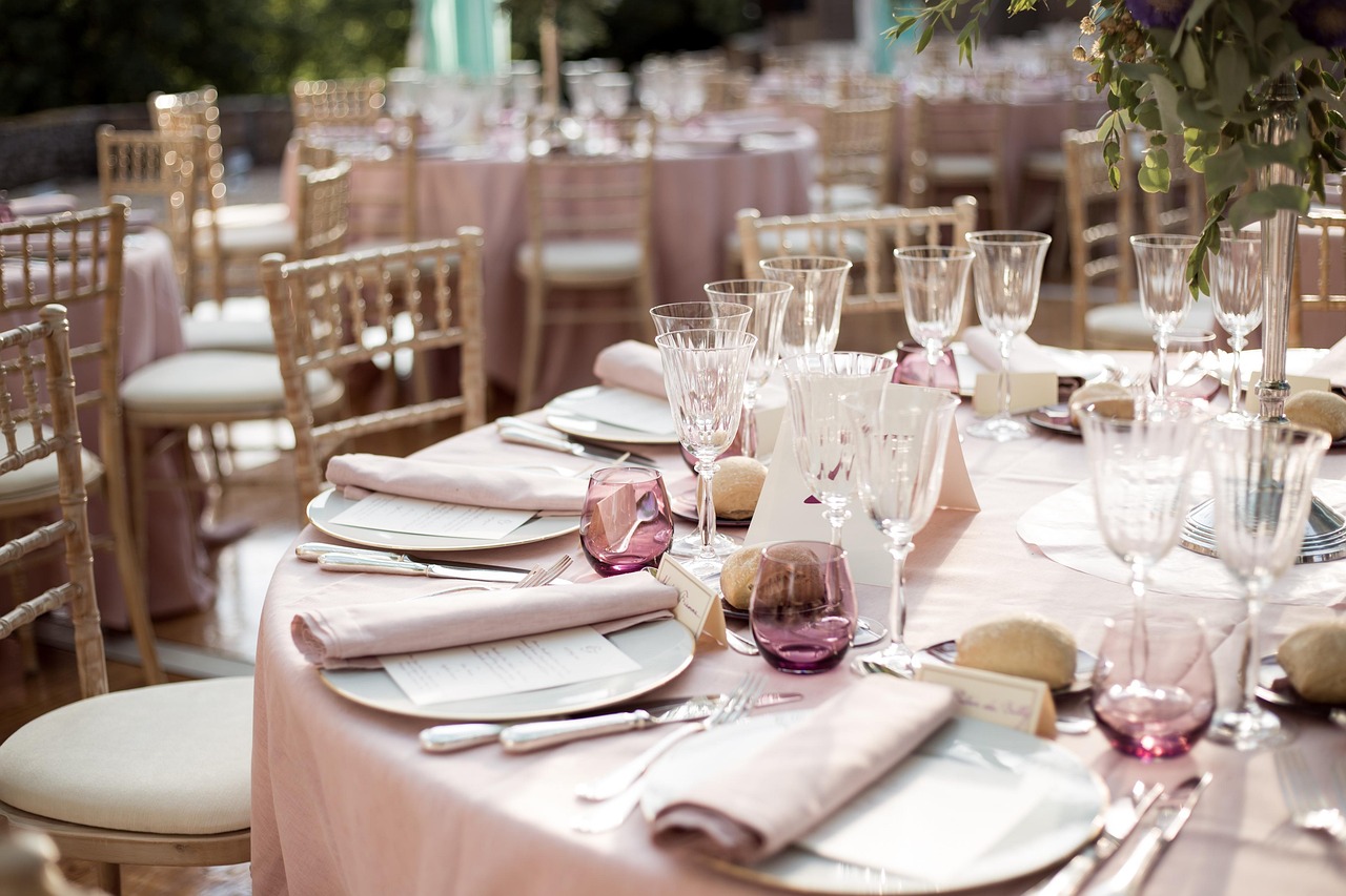Pittsfield wedding table centerpiece
